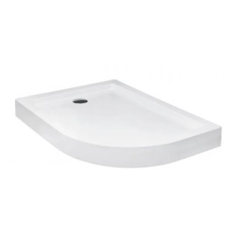Besco Brodzik Saturn 120 Asymetryczny Kompaktowy  Lewy 120x90