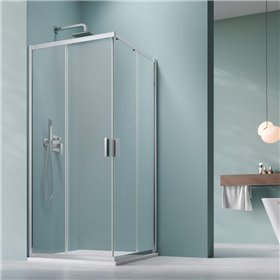 Vixor Formula 6 CG2 Kabina prysznicowa prostokątna narożna Chrom błyszczący 100x90 cm (N11-20220-01-01)