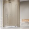 Vixor Sona 6 Lite RG2 Kabina prysznicowa półokrągła chrom 90Lx80P cm (N02-71090-01-01L+N02-71080-01-01R)