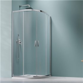 Vixor Formula RG2 Kabina prysznicowa półokrągła chrom błyszczący 80x100 cm (N11-70211-01-01)