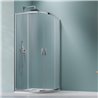 Vixor Formula RG2 Kabina prysznicowa półokrągła chrom błyszczący 80x100 cm (N11-70211-01-01)