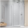 Vixor Sona 6 Lite PG1 Kabina prysznicowa pięciokątna prawa chrom 80x80 cm (N02-40000-01-01R+N02-42102-00-01)