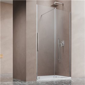 Vixor Milo 8 DG1 Drzwi prysznicowe przesuwne chrom prawe 130 cm (N05-01672-01-01R, N05-80630-00-01)