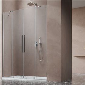 Vixor Milo 8 DG2 Drzwi prysznicowe przesuwne chrom 180 cm (N05-06488-01-01, N05-81442-00-01)