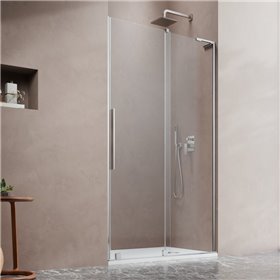 Vixor Milo 8 L DG1 Drzwi prysznicowe przesuwne prawe chrom 90 cm (N05-09472-01-01R, N05-80430-00-01)