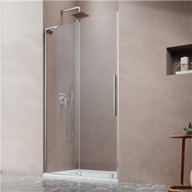 Vixor Milo 8 L DG1 Drzwi prysznicowe przesuwne lewe chrom 110 cm (N05-09572-01-01L, N05-80530-00-01)