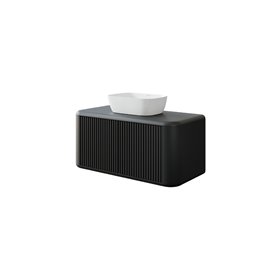 Uptrend Maiori szafka z blatem 100 cm 2D0S czarna noc - wariant drzwi Tip-On (006-SU100-04)