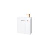 Uptrend Nook zestaw szafka z umywalką 55 cm 2D0S biały mat - uchwyt miedź (010-SU55-02+TR41366)