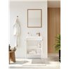 Uptrend Nook zestaw szafka z umywalką 55 cm 2D0S biały mat - uchwyt miedź (010-SU55-02+TR41366)