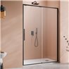 Vixor Tiso 6 DG1 Drzwi prysznicowe przesuwne prawe czarny mat 120 cm (N13-01120-54-01R)