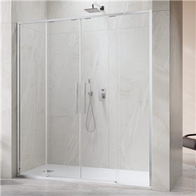 Vixor Tiso 6 lite DG2 Drzwi prysznicowe przesuwne chrom 150 cm (N14-06150-01-01)