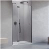 Vixor Sona 8 DG1 Drzwi prysznicowe otwierane na zewnątrz prawe gunmetal szczotkowany 120 cm (N03-80812-00-01R, N03-01333-92-01R)