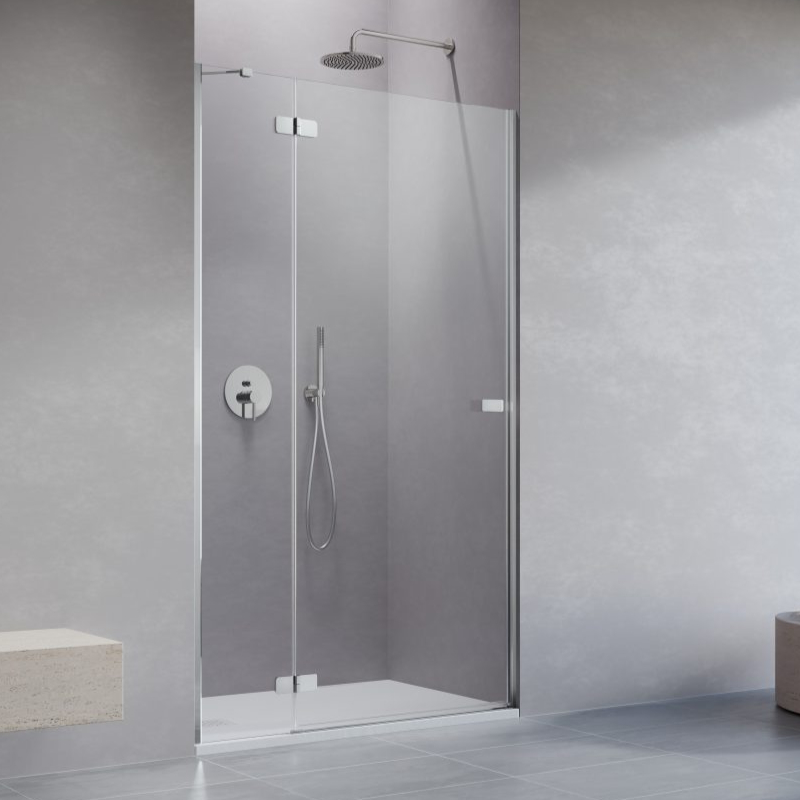 Vixor Sona 8 DG1 Drzwi prysznicowe otwierane na zewnątrz lewe chrom 110 cm (N03-80712-00-01L, N03-01333-01-01L)