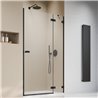 Vixor Sona 6 Lite DG1 Drzwi prysznicowe otwierane na zewnątrz prawe czarny mat 80 cm (N02-01080-54-01R)