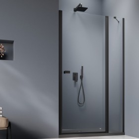 Vixor Vesa 8 DG1 Drzwi prysznicowe otwierane na zewnątrz prawe czarny mat 120 cm (N10-01120-54-01R)