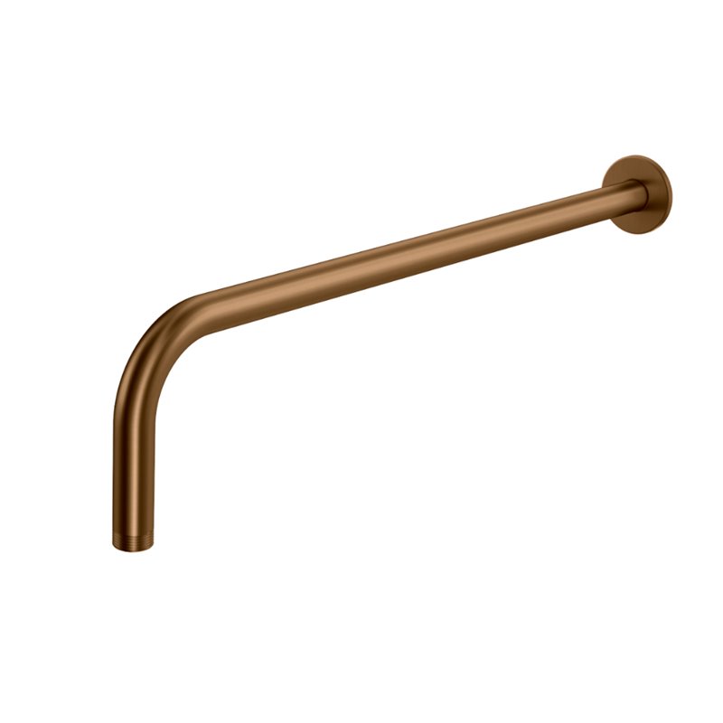 Kohlman Axel Brushed Copper Ramię ścienne do deszczownicy okrągłe - 44 cm (WNEBC)