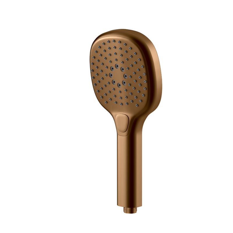 Kohlman Axel Brushed Copper Zestaw prysznicowy z deszczownicą 25cm (QW210ABCR25)