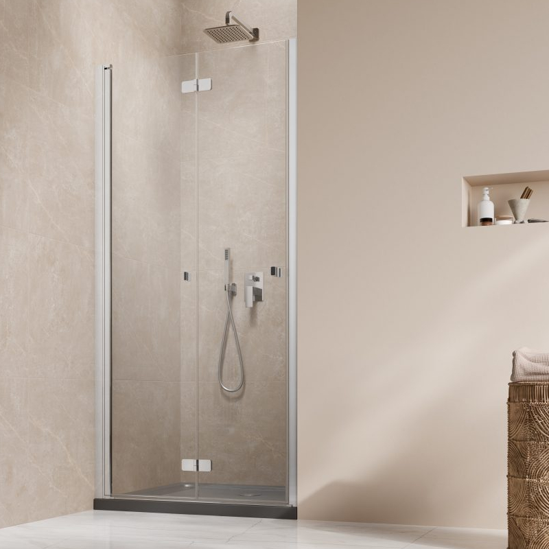 Vixor Vesa 6 DF1 Drzwi prysznicowe składane lewe chrom 70 cm (N09-04070-01-01L)