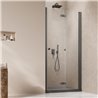Vixor Vesa 6 DF1 Drzwi prysznicowe składane prawe gunmetal szczotkowany 90 cm (N09-04090-92-01R)