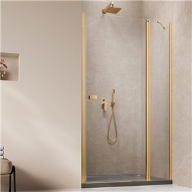 Vixor Vesa 6 DG1 Drzwi prysznicowe wahadłowe prawe złoty 110 cm (N09-01110-09-01R)