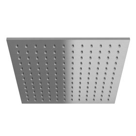 Kohlman Axel Brushed Nickel Deszczownica kwadratowa 30 x 30 cm grafit (Q30EBN)