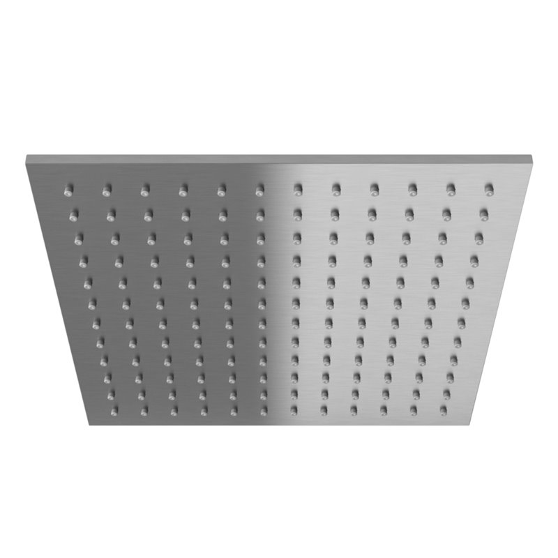 Kohlman Axel Brushed Nickel Deszczownica kwadratowa 30 x 30 cm grafit (Q30EBN)