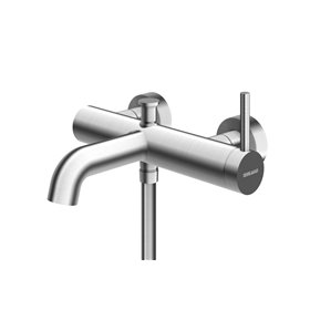Kohlman Axel Brushed Nickel Natynkowa bateria wannowo-prysznicowa natynkowa (QW110ABN)