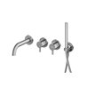 Kohlman Axel Brushed Nickel Zestaw wannowy (QW260ABN230)