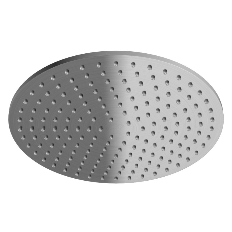 Kohlman Axel Brushed Nickel Zestaw prysznicowy z deszczownicą 30cm (QW210ABNR30)