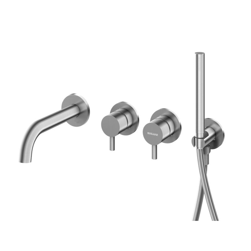 Kohlman Axel Brushed Nickel Zestaw wannowy (QW260ABN230)