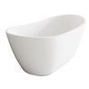 Balneo Parma Wanna wolnostojąca NO RIM 170 x 72 cm biała akrylowa z przelewem i białym korkiem (J0201020301-1)