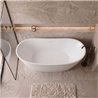 Balneo Parma Wanna wolnostojąca NO RIM 170 x 72 cm biała akrylowa z przelewem i białym korkiem (J0201020301-1)