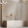 Vixor Gler BS1 Parawan nawannowy stały chrom prawy 50 cm (N07-94050-01-01R)