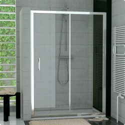 SanSwiss Top-Line Drzwi Prysznicowe TOPS2 NA WYMIAR (120 - 180cm) Szkło Przezroczyste (TOPS2SM15007)