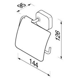 Geesa Thessa Pojemnik na papier toaletowy 91-2408-02