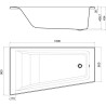 Roca Easy Wanna akrylowa narożna lewa 160x90 cm (A248411000)