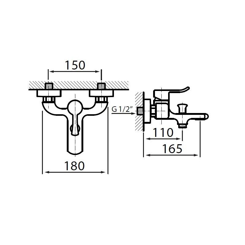 Vedo Cento Bateria wannowa Chrom (VBC1006/CH)