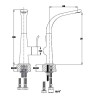 Vedo Cento Bateria kuchenna Chrom (VBC1004/CH)
