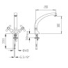 Demm Victorian Chrom 2430V/CH Bateria kuchenna