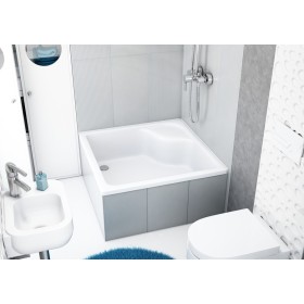 Schedpol Doris 3.233 Brodzik akrylowy kwadratowy 90x90