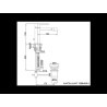 Kohlman Excelent QB130H Bateria bidetowa