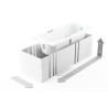Schedpol Stabilsound 1.032  Nośnik uniwersalny do wanny prostokątnej 160-200x80 cm