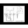Kohlman Excelent QB241H Bateria wannowa trójotworowa