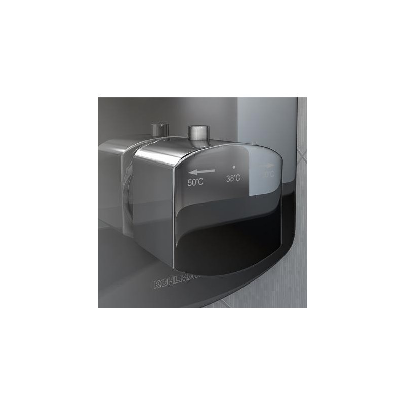 Kohlman Foxal QW431F Bateria prysznicowa podtynkowa z termostatem