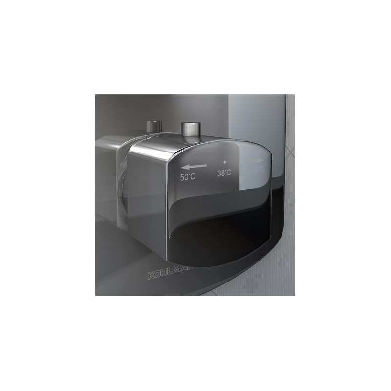 Kohlman Foxal QW432F Bateria prysznicowa podtynkowa z termostatem