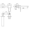 Kohlman Nexen QW183U-20CM Bateria umywalkowa podtynkowa