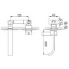 Kohlman Dexame QW183D Bateria umywalkowa