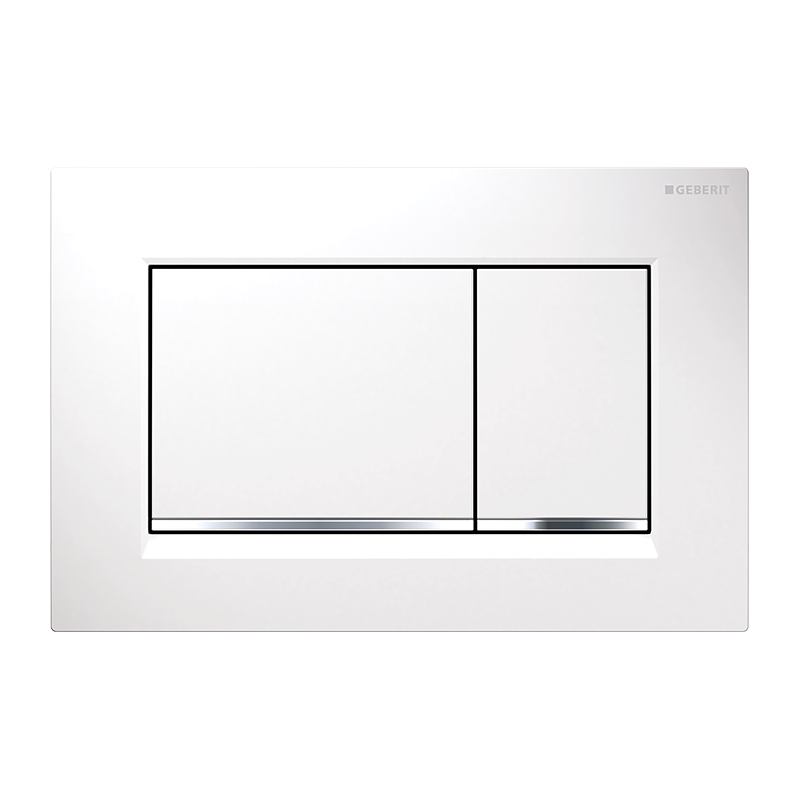 Geberit Sigma 30 Biały/Chrom Przycisk