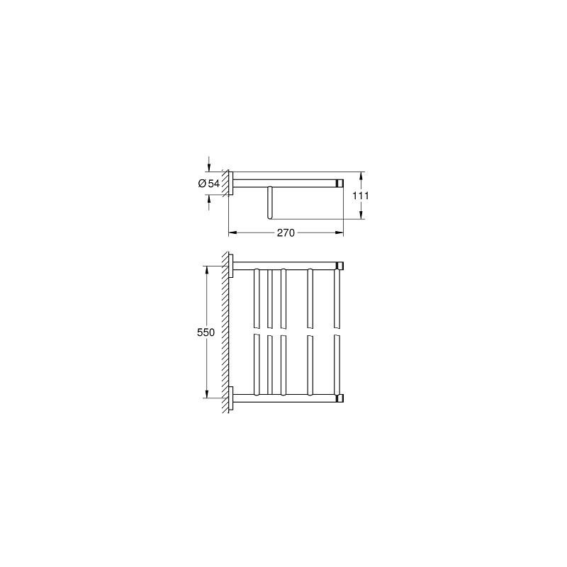Grohe Essentials Wieszak na ręczniki (40800001)