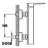 Vedo Sette Bateria natryskowa Chrom (VBS7005/CH)